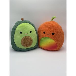 Squishmallows Official Kellytoy Plush 12"‎ Louie The Mango & Austin Avocado